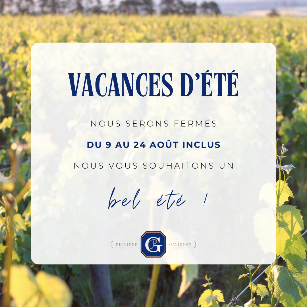 Vacances d'été - fermeture du Domaine